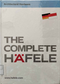 Image of Architectural Hardware : the complate Hafele