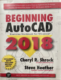 Image of Beginning AutoCAD : 2018 Exercise Workbook