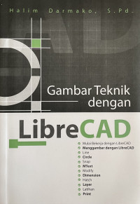 Image of Gambar Teknik dengan LibreCAD